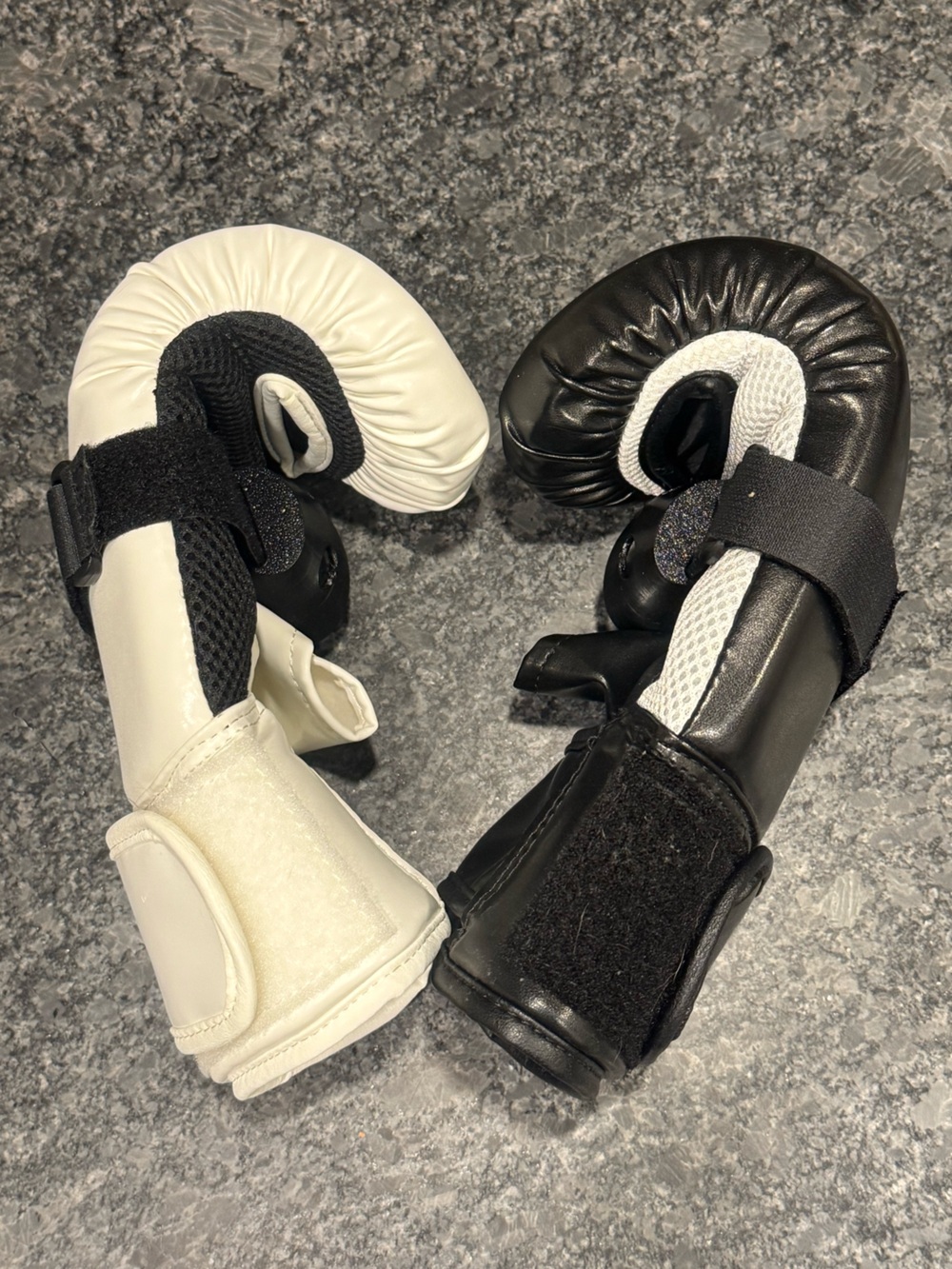 VR Boxing Gloves - Black and White